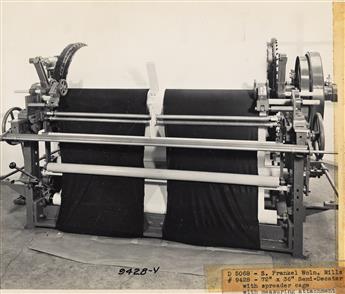 (VERMONT.) Photograph albums of textile machinery made by the Parks & Woolson Machine Company.